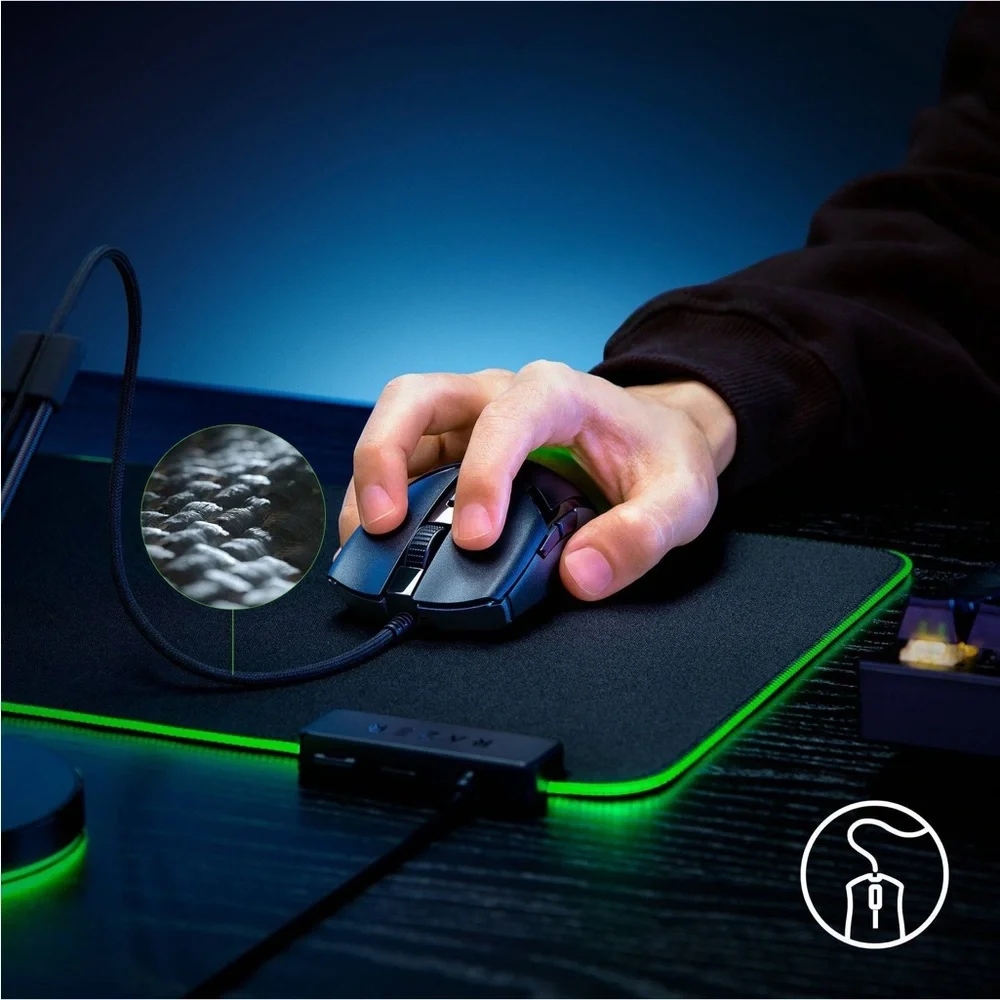 Razer Cobra Customizable Wired Gaming Mouse with Chroma RGB lighting - Black